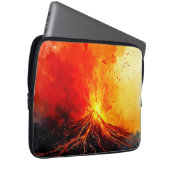 Abstrakte Vulkanausbrüche Laptopschutzhülle (Vorne Rechts)