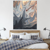 Abstrakte Wall Art | Beste moderne Kunst Leinwanddruck (Insitu (Schlafzimmer))