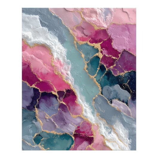 Abstrakte Wall Art Design Fotodruck (Vorne)