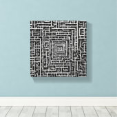 Abstrakte Wall Art Leinwanddruck (Insitu (Holzboden))