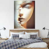Abstrakte Wand an Wand Kunst - Moderne Textur (Insitu (Schlafzimmer))