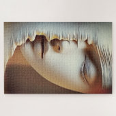 Abstrakte Wand an Wand Kunst - Moderne Textur Puzzle (Horizontal)