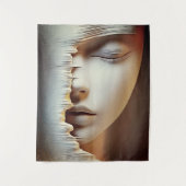 Abstrakte Wand an Wand Kunst - Moderne Textur Wandteppich (Vorderseite)