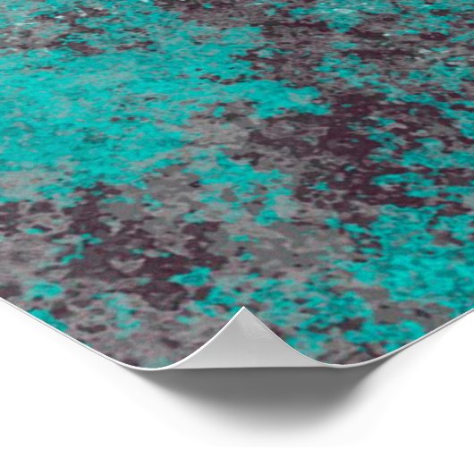 Abstrakte Wand im Hintergrund bunt Poster (Ecke)