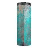 Abstrakte Wand im Hintergrund bunt Thermosbecher (Rückseite)