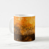 abstrakte Wand nah upabstract, Hintergrund, schwar Kaffeetasse (Vorderseite Links)