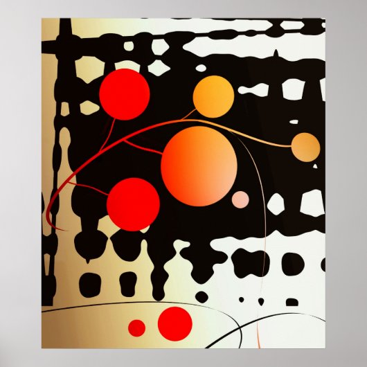 abstrakte Wand Poster (Vorne)