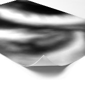 Abstrakte Wand Schwarz/Weiß Poster (Ecke)