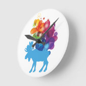 Abstrakte Wand-Uhr Runde Wanduhr (Winkel)