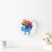 Abstrakte Wand-Uhr Runde Wanduhr (Zuhause)