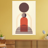 Abstrakte Wandformen Leinwanddruck (Insitu (Wohnzimmer))