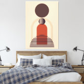 Abstrakte Wandformen Leinwanddruck (Insitu (Schlafzimmer))