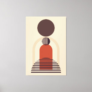 Abstrakte Wandformen Leinwanddruck