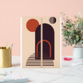Abstrakte Wandgestaltung Acrylschild (Hochzeit)