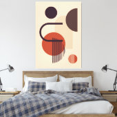 Abstrakte Wandgestaltung Leinwanddruck (Insitu (Schlafzimmer))