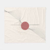 Abstrakte Wandkunst Fleecedecke (Vorderseite (Horizontal))