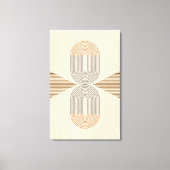 Abstrakte Wandkunst im Stil der Mitte des 20. Jahr Leinwanddruck (Vorderseite)