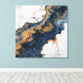 Abstrakte Wandkunst Leinwand – Modern Minimalistis (Insitu (Holzboden))