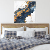 Abstrakte Wandkunst Leinwand – Modern Minimalistis (Insitu (Schlafzimmer))