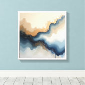 Abstrakte Wandkunst  Leinwanddruck (Insitu (Holzboden))