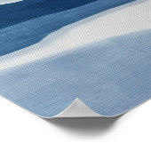 Abstrakte Wandkunst River Valley Poster (Ecke)