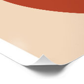 Abstrakte Wandkunstformen Poster (Ecke)