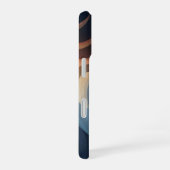 Abstrakte, warme Formen iPhone 16 Hülle (Rechte Seite)