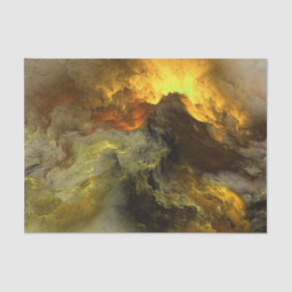 Abstrakte warme Wolken - Gewebepapier Seidenpapier