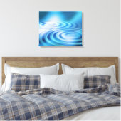 Abstrakte Wasserarme gepackte Canvas drucken Leinwanddruck (Insitu (Schlafzimmer))