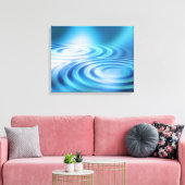 Abstrakte Wasserarme gepackte Canvas drucken Leinwanddruck (Insitu (Wohnzimmer))