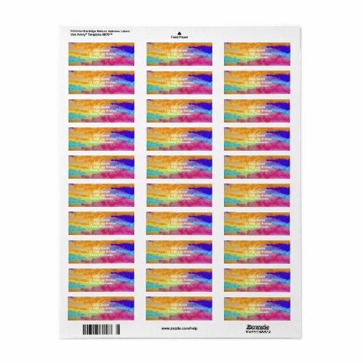 Abstrakte Wasserfarbe (Vorne)