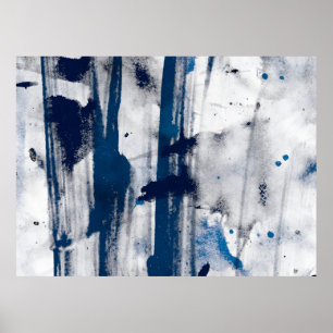 Abstrakte Wasserfarbe auf Papier. Farbige Kunsttex Poster