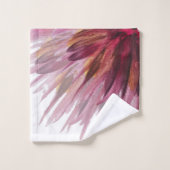 Abstrakte Wasserfarbe Badhandtuch Set (Waschlappen)