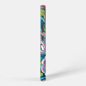 Abstrakte Wasserfarbe Blumengebirge Mandala Künstl Samsung Galaxy Hülle (Rechte Seite)