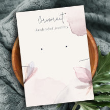 Abstrakte Wasserfarbe Blütenröhre Erdnekklammer