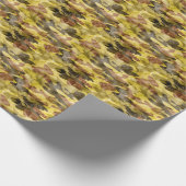 Abstrakte Wasserfarbe: Camouflage-Gefärbte Krawatt Geschenkpapier (Ecke)