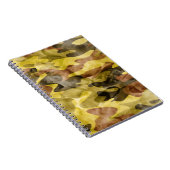 Abstrakte Wasserfarbe: Camouflage-Gefärbte Krawatt Notizblock (Rechte Seite)