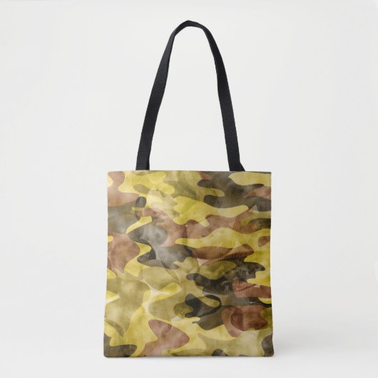 Abstrakte Wasserfarbe: Camouflage-Gefärbte Krawatt Tasche (Vorderseite)