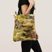Abstrakte Wasserfarbe: Camouflage-Gefärbte Krawatt Tasche (Von Nahem)