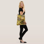Abstrakte Wasserfarbe: Camouflage-Gefärbte Krawatt Tasche (Am Model)