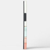 Abstrakte Wasserfarbe der Küsten mit Name und Mono Case-Mate iPhone Hülle (Rückseite / Rechts)