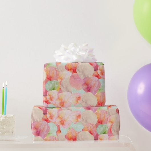 Abstrakte Wasserfarbe Eiscreme Schotte Coole Paste Geschenkpapier (Partygeschenke)