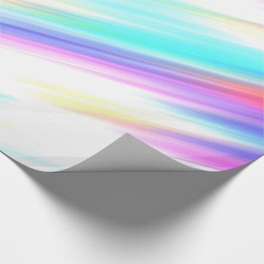 Abstrakte Wasserfarbe Elegant handbemalt Geschenkpapier (Ecke)