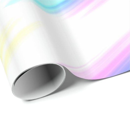 Abstrakte Wasserfarbe Elegant handbemalt Geschenkpapier (Rolleneckpunkt)