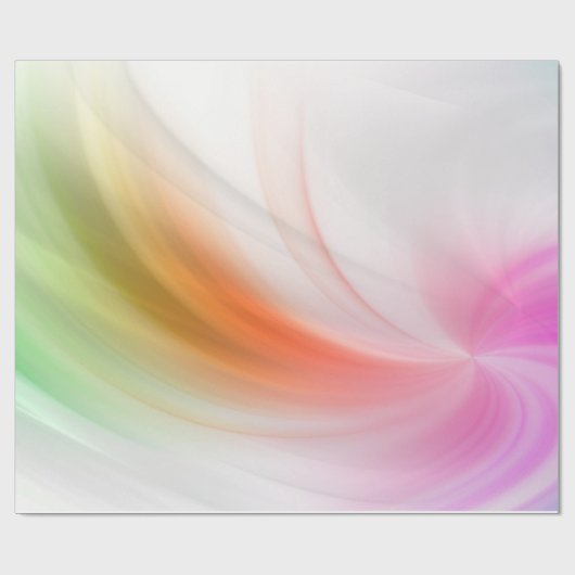 Abstrakte Wasserfarbe Elegant handbemalt Geschenkpapier (Flach)