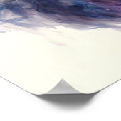 Abstrakte Wasserfarbe für Frauen Poster (Ecke)