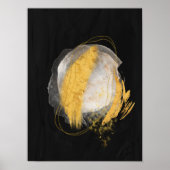 Abstrakte Wasserfarbe geometrisch, Abstrakt, minim Poster (Vorne)