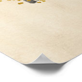 Abstrakte Wasserfarbe geometrisch, Abstrakt, minim Poster (Ecke)