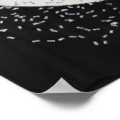 Abstrakte Wasserfarbe geometrisch, Abstrakt, minim Poster (Ecke)