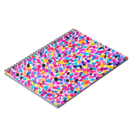 Abstrakte Wasserfarbe, hell Notizblock (Linke Seite)